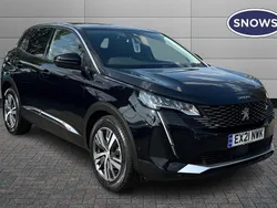 Black Used 2021 Peugeot 3008 Allure SUV | £15,216 (Fair price)