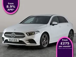 White Used 2021 Mercedes A180 AMG line Hatchback | £18,897 (Fair price)