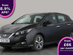 Black Used 2021 Nissan Leaf Acenta Hatchback | £6,482 (Fair price)