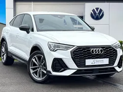 White Used 2023 Audi Q3 Sportback Black Edition SUV | £31,290 (Fair price)