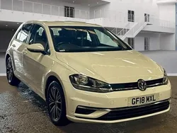 White Used 2018 VW Golf VII SE Hatchback | £14,290 (Fair price)
