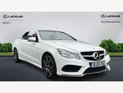 White Used 2015 Mercedes E200 AMG line Cabriolet | £13,999 (A bit pricey)