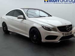 White Used 2016 Mercedes E200 AMG line Coupe | £11,900 (Expensive)