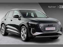 Black Used 2025 Audi Q4 e-tron S-Line SUV | £36,500 (Super price)
