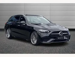 Black Used 2022 Mercedes C200 AMG Line Premium Estate | £26,450 (Good price)