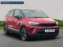 Red Used 2022 Vauxhall Crossland Ultimate SUV | £13,952 (Fair price)