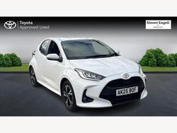 White Used 2025 Toyota Yaris Hybrid Design Hatchback | £21,158 (Fair price)