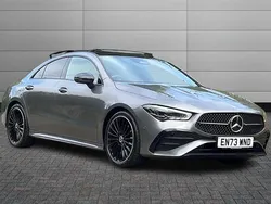 Grey Used 2024 Mercedes CLA200 AMG Line Premium Plus Coupe | £32,550 (A bit pricey)