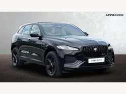 Santorini black Used 2021 Jaguar F-Pace R-Dynamic SUV | £28,695 (Fair price)