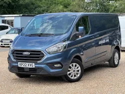 Blue Used 2022 Ford Transit Custom Limited Van | £14,944 (Good price)