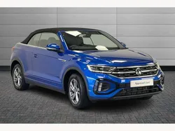 Ravenna blue Used 2024 VW T-Roc Cabriolet R-line Cabriolet | £28,990 (Fair price)