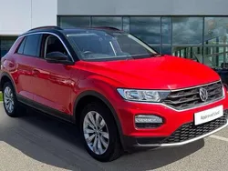 Flash red black Used 2019 VW T-Roc SE SUV | £13,966 (Fair price)