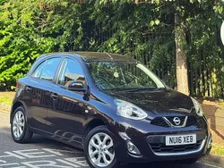 Black Used 2016 Nissan Micra Acenta Hatchback | £4,795 (Fair price)