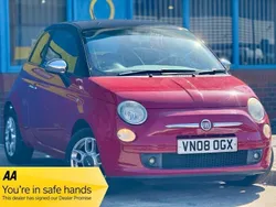 Red Used 2008 Fiat 500 Sport Hatchback | £2,499 (Expensive)