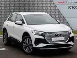 White Used 2024 Audi Q4 e-tron Sport SUV | £33,700 (Good price)