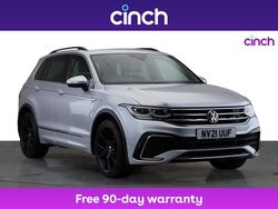 Silver Used 2021 VW Tiguan R-line SUV | £20,999 (Fair price)