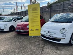 White Used 2010 Fiat 500 Lounge Hatchback | £4,199 (Fair price)