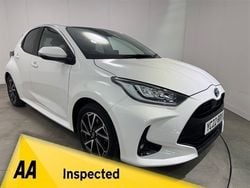 White Used 2022 Toyota Yaris Design Hatchback | £15,980 (Fair price)