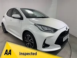 White Used 2022 Toyota Yaris Design Hatchback | £15,480 (Fair price)