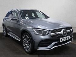 Grey Used 2021 Mercedes GLC300 AMG line SUV | £23,899 (Fair price)