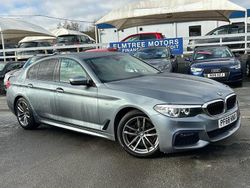 Blue Used 2018 BMW 520 M Sport Sedan | £14,499 (Fair price)