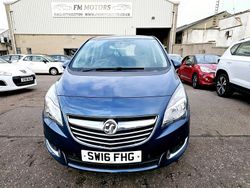 Blue Used 2016 Vauxhall Meriva MPV | £3,495 (Fair price)
