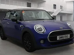 Blue Used 2018 Mini Cooper Hatch Hatchback | £10,945 (Fair price)
