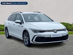 White Used 2022 VW Golf VIII R-line Estate | £20,355 (Fair price)