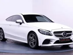 White Used 2019 Mercedes C200 AMG line Coupe | £17,840 (Fair price)