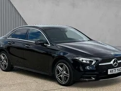 Cosmos black metallic Used 2021 Mercedes A250 AMG Line Premium Sedan | £21,980 (A bit pricey)