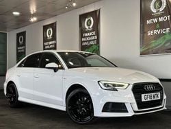 White Used 2018 Audi A3 S-Line Sedan | £11,740 (Super price)