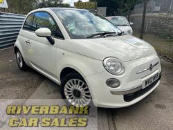 White Used 2012 Fiat 500 Lounge Hatchback | £3,495 (A bit pricey)