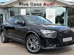 Black Used 2025 Audi Q3 Sportback Design SUV | £47,300 (Expensive)