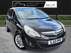 Black Used 2013 Vauxhall Corsa Hatchback | £2,595 (Fair price)