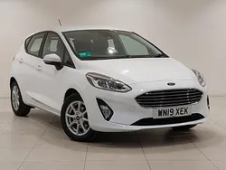 White Used 2019 Ford Fiesta Zetec Hatchback | £8,998 (Fair price)