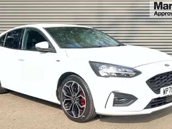 White Used 2021 Ford Focus ST-Line X Hatchback | £14,190 (Fair price)