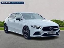 White Used 2022 Mercedes A180 AMG Line Premium Hatchback | £21,999 (A bit pricey)