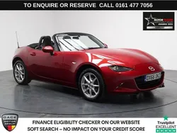 Red Used 2017 Mazda MX5 Cabriolet | £9,840 (Fair price)