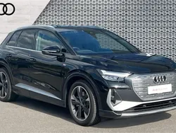 Black Used 2024 Audi Q4 e-tron S-Line SUV | £35,153 (Good price)