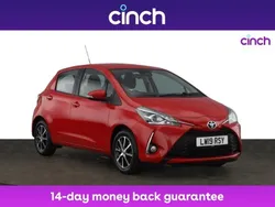 Red Used 2019 Toyota Yaris Hatchback | £11,919 (Fair price)