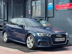 Blue Used 2016 Audi A3 S-Line Hatchback | £14,589 (Fair price)