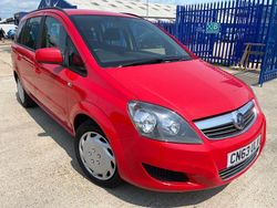 Red Used 2013 Vauxhall Zafira MPV | £3,495 (A bit pricey)