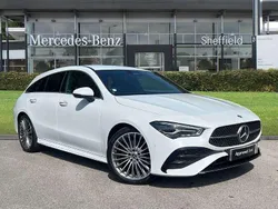 White Used 2024 Mercedes CLA220 Shooting Brake AMG Line Premium Estate | £31,439 (Expensive)