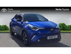 Blue Used 2018 Toyota C-HR SUV | £13,680 (Fair price)