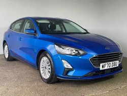 Blue Used 2020 Ford Focus Titanium Hatchback | £13,645 (Fair price)