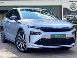 Brilliant silver metallic Used 2025 Skoda Enyaq iV SportLine SUV | £39,499