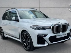 White Used 2021 BMW X7 M Sport SUV | £48,485 (Fair price)