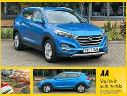 Blue Used 2017 Hyundai Tucson SE SUV | £6,675 (Fair price)