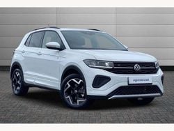 Pure white New 2025 VW T-Cross R-line SUV | £26,950 (Fair price)