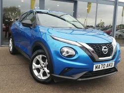 Blue Used 2020 Nissan Juke N-Connecta SUV | £14,998 (Fair price)